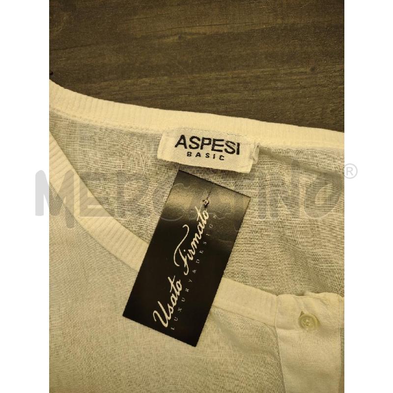 BLUSA DONNA ASPESI BASIC LINO BIANCA BOTTONC | Mercatino dell'Usato Settimo torinese 3
