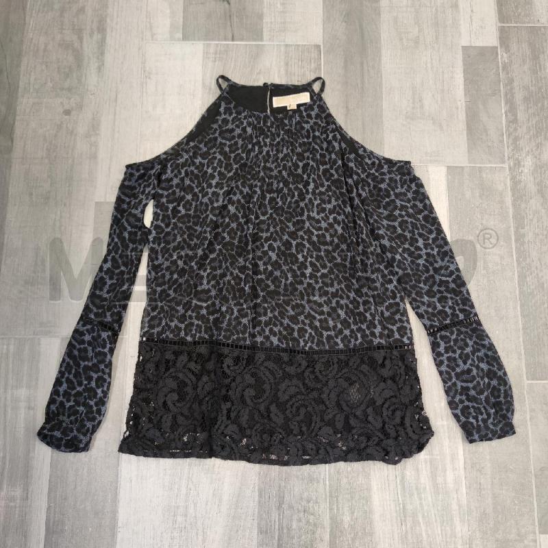 BLUSA DONNA MICHAEL KORS GRIGIA NERA ANIMALIER | Mercatino dell'Usato Settimo torinese 1