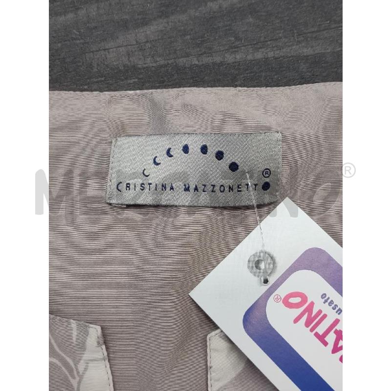 BLUSA DONNA SETA CRISTINA MAZZONETTO GRIGIO BIANCO GIALLO  | Mercatino dell'Usato Settimo torinese 4