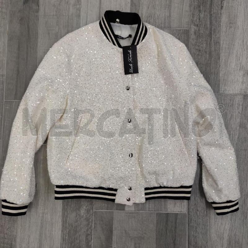 BOMBER DONNA PENNYBLACK TWEED PAILLETTES PROFILI NERI BIANCHI RIGHE | Mercatino dell'Usato Settimo torinese 1