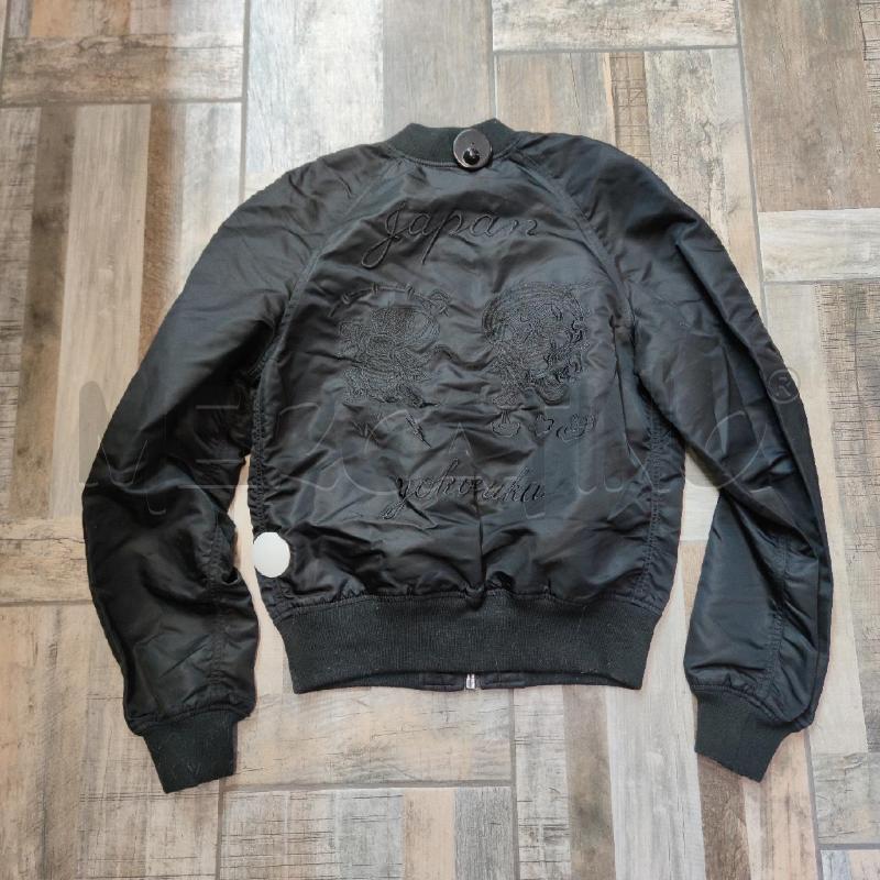BOMBER UOMO ALPHA INDUSTRIES NERO DOUBLE FACE RICAMI GIAPPONESI | Mercatino dell'Usato Settimo torinese 2