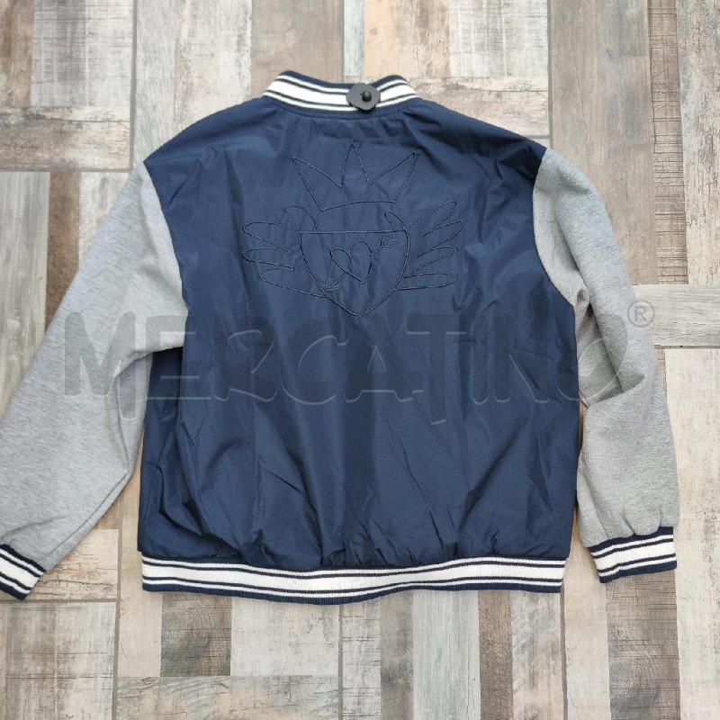BOMBER UOMO DESIGUAL BLU MANICHE GRIGIE | Mercatino dell'Usato Settimo torinese 2