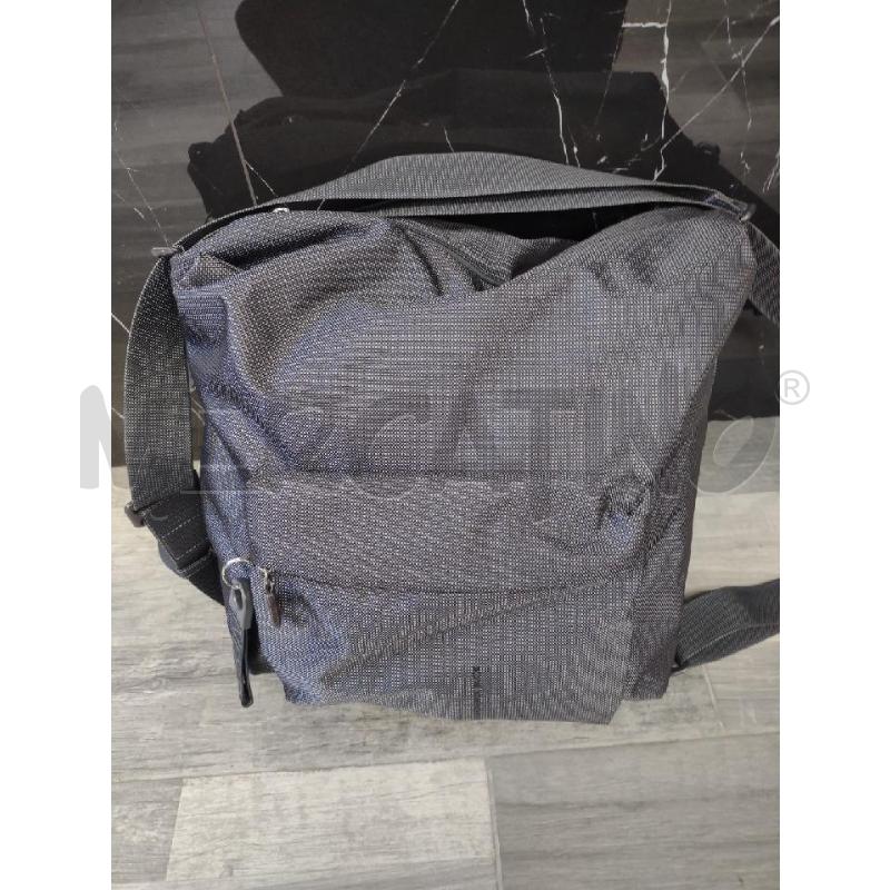 BORSA/ZAINO MANDARINA DUCK GRIGIA EFFETTO PUNTINATO | Mercatino dell'Usato Settimo torinese 1