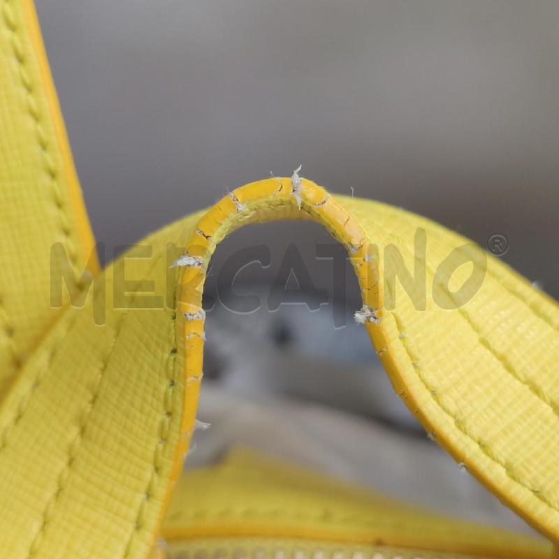 BORSA A MANO FURLA PELLE GIALLA CON POCHETTE INTERNA | Mercatino dell'Usato Settimo torinese 5