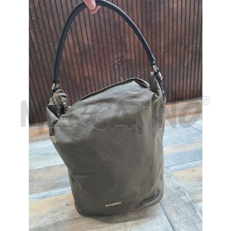 BORSA A SPALLA TWIN SET TESSUTO TECNICO VERDONE | Mercatino dell'Usato Settimo torinese 2