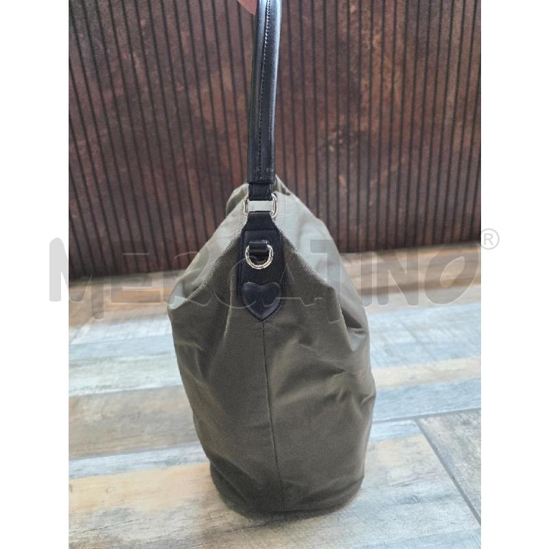 BORSA A SPALLA TWIN SET TESSUTO TECNICO VERDONE | Mercatino dell'Usato Settimo torinese 3