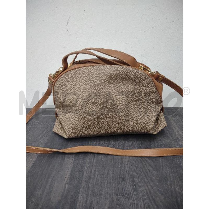 BORSA BORBONESE STAMPA TAPIRO BEIGE | Mercatino dell'Usato Settimo torinese 1