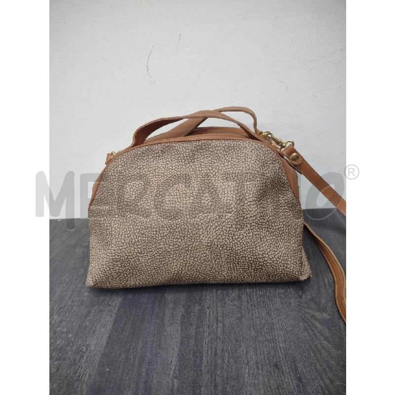 BORSA BORBONESE STAMPA TAPIRO BEIGE | Mercatino dell'Usato Settimo torinese 2