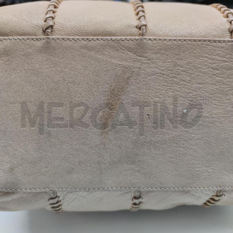BORSA COCCINELLE PELLE NOCCIOLA CUCITURE RILIEVO | Mercatino dell'Usato Settimo torinese 3