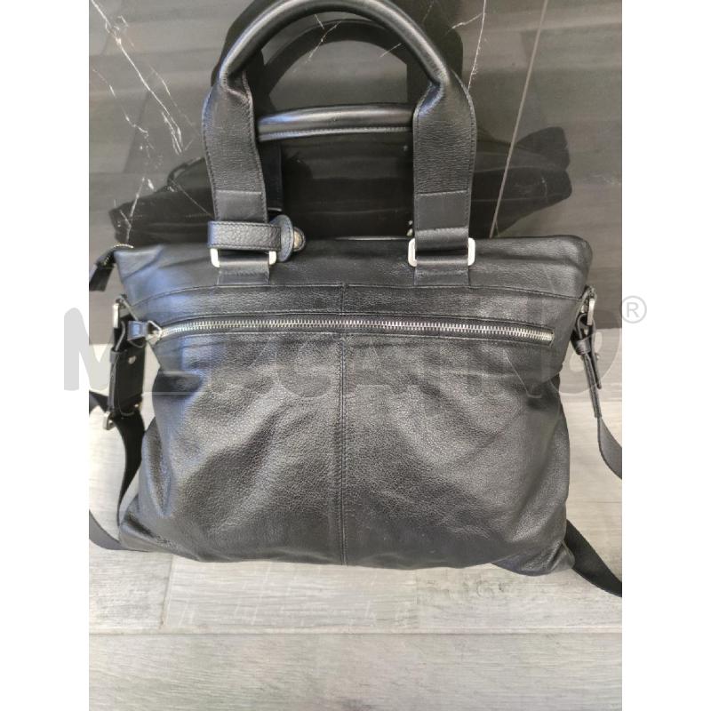 BORSA CON TRACOLLA BORSALINO PELLE NERA | Mercatino dell'Usato Settimo torinese 2