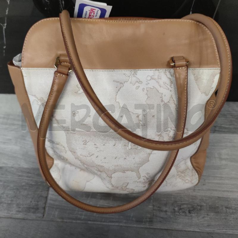 BORSA DONNA ALVIERO MARTINI CAMMELLO STAMPA GEO PANNA | Mercatino dell'Usato Settimo torinese 2