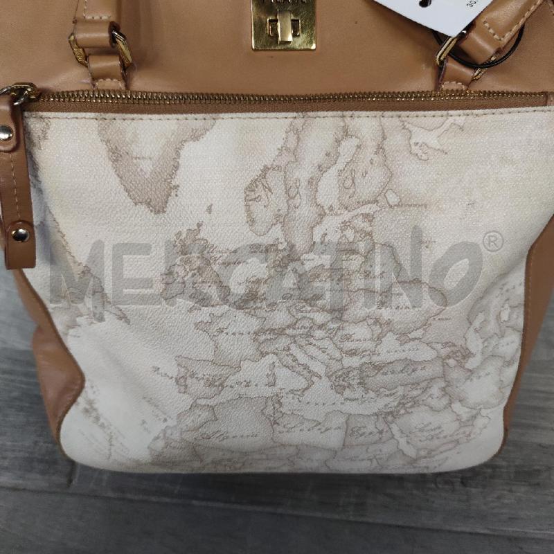 BORSA DONNA ALVIERO MARTINI CAMMELLO STAMPA GEO PANNA | Mercatino dell'Usato Settimo torinese 4