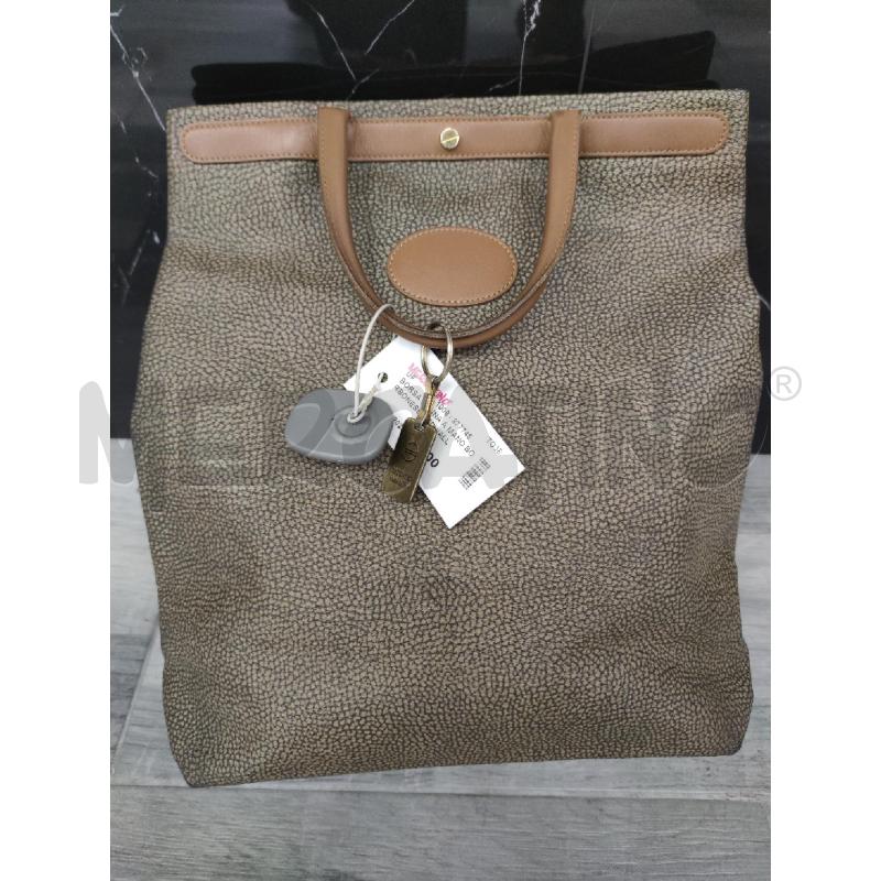 BORSA DONNA A MANO BORBONESE REDWALL PELLE STAMPA TAPIRO | Mercatino dell'Usato Settimo torinese 1