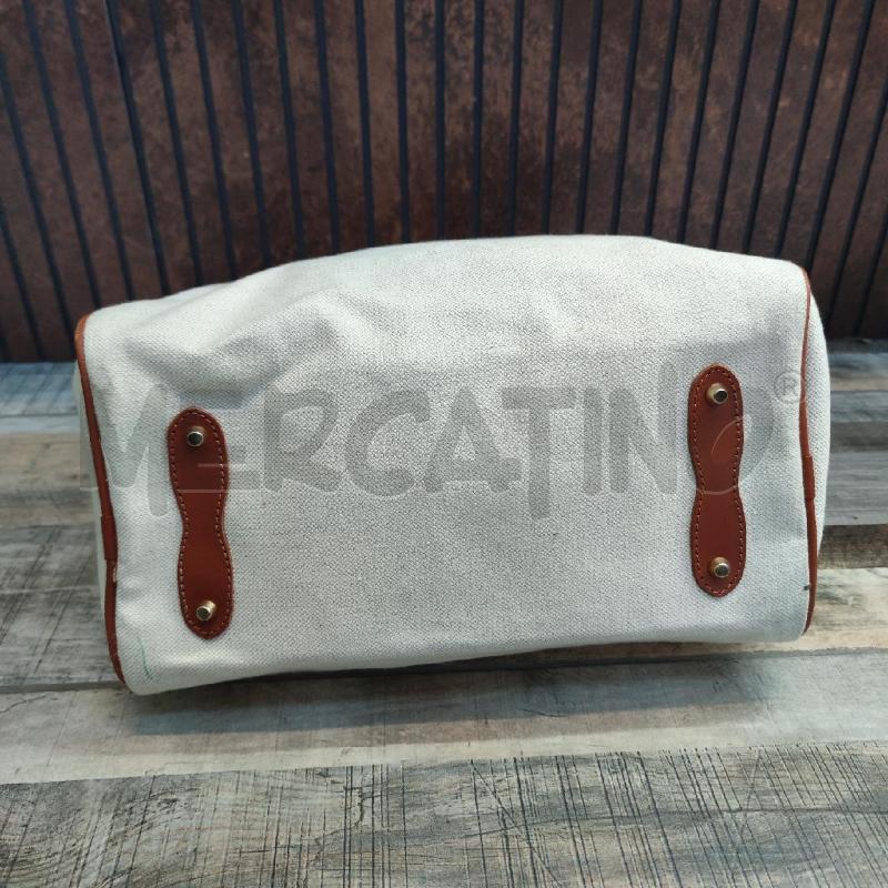 BORSA DONNA BONFANTI TELA BIANCA PROF. MARRONI | Mercatino dell'Usato Settimo torinese 3