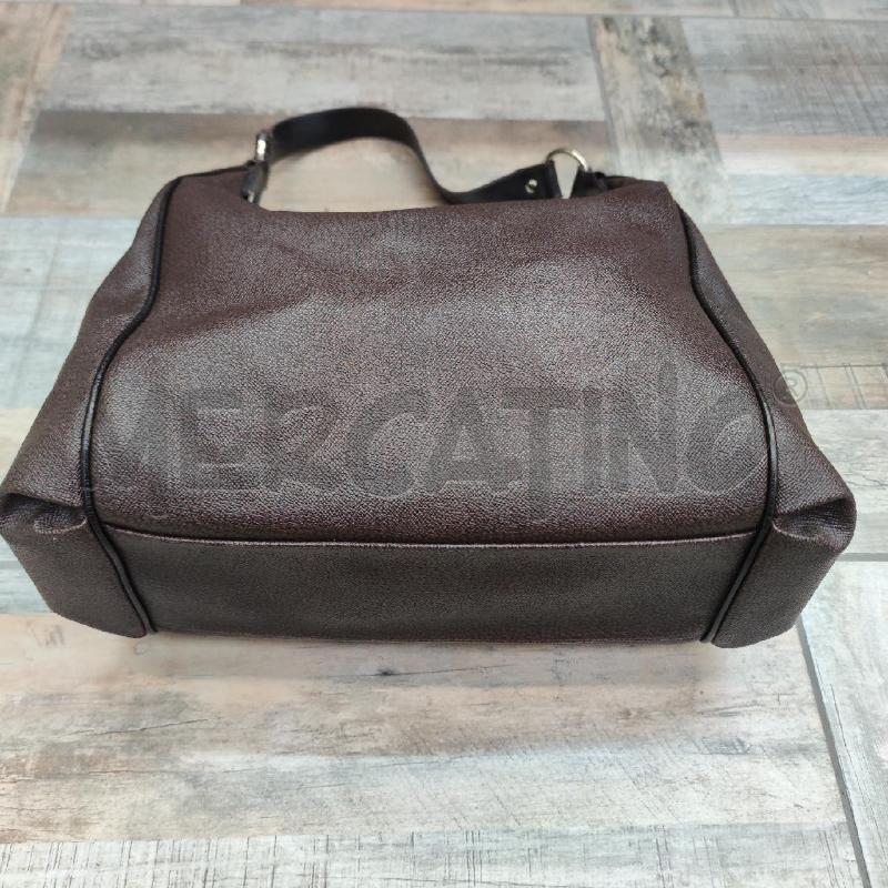 BORSA DONNA BORBONESE PELLE MARRONE STAMPA TAPIRO | Mercatino dell'Usato Settimo torinese 2