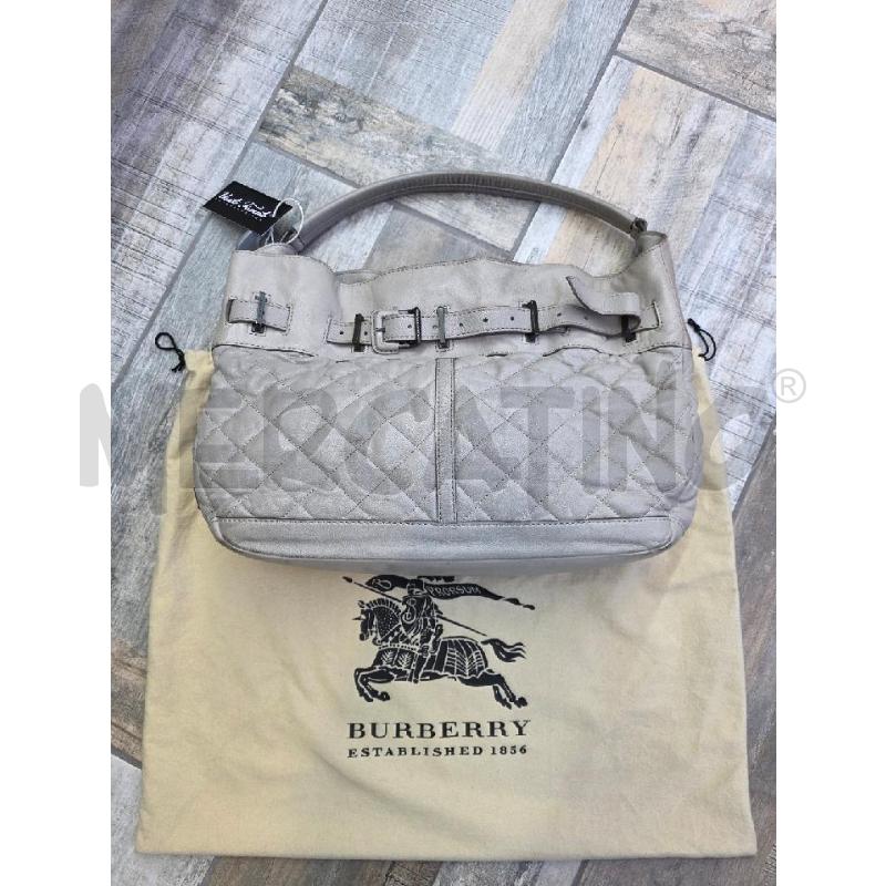 BORSA DONNA BURBERRY ENMORE HOBO PELLE TORTORA TRAPUNTATA | Mercatino dell'Usato Settimo torinese 1