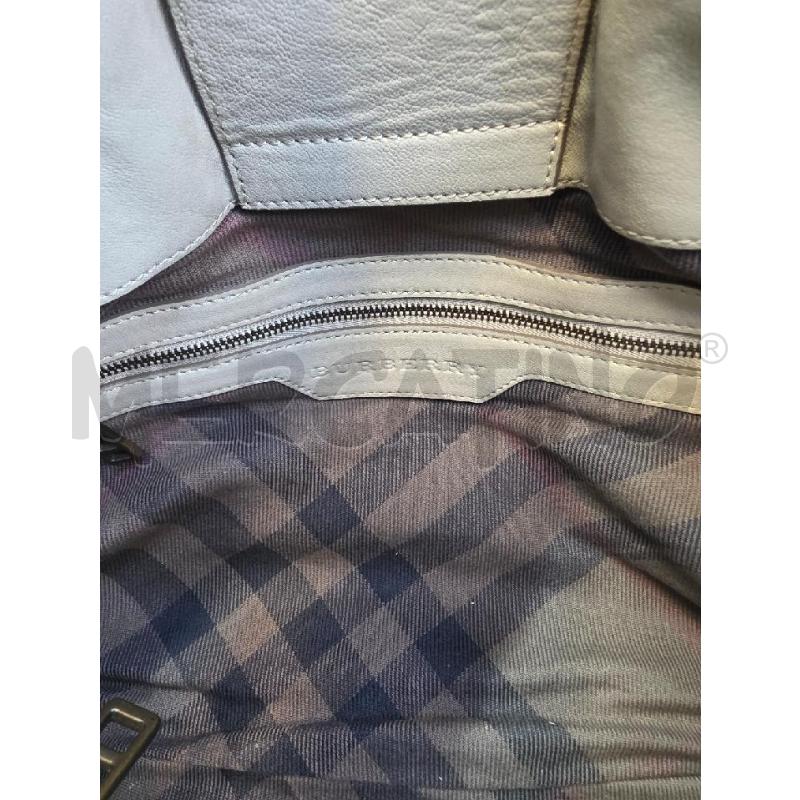 BORSA DONNA BURBERRY ENMORE HOBO PELLE TORTORA TRAPUNTATA | Mercatino dell'Usato Settimo torinese 4