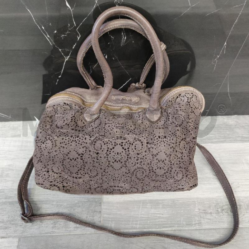 BORSA DONNA CATERINA LUCCHI MARRONE IN PELLE  | Mercatino dell'Usato Settimo torinese 1