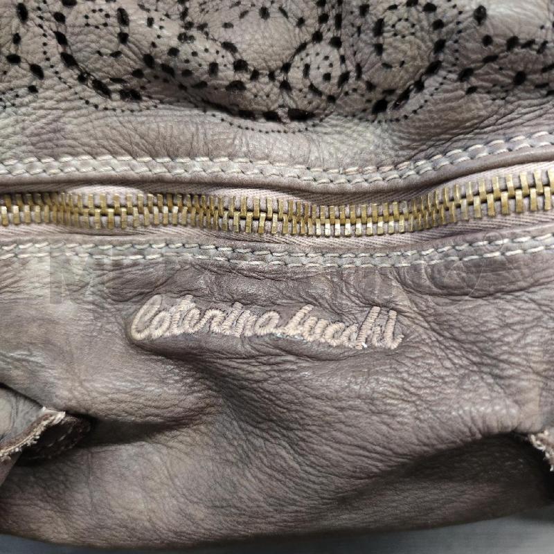BORSA DONNA CATERINA LUCCHI MARRONE IN PELLE  | Mercatino dell'Usato Settimo torinese 4