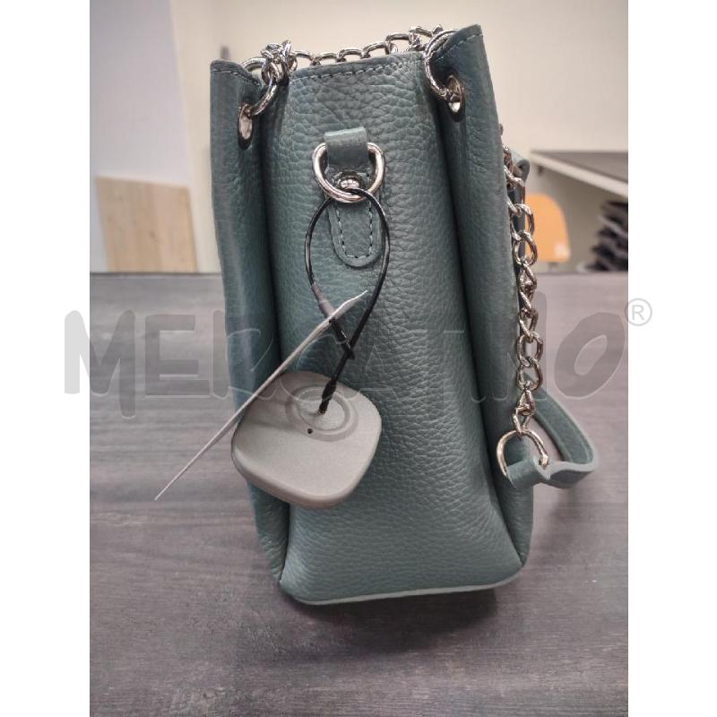 BORSA DONNA CHRISTIAN LAURIER AZZURRA PELLE | Mercatino dell'Usato Settimo torinese 2