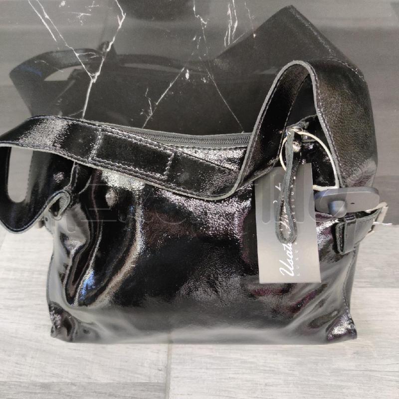 BORSA DONNA COCCINELLE NERA PELLE VERNICE | Mercatino dell'Usato Settimo torinese 2