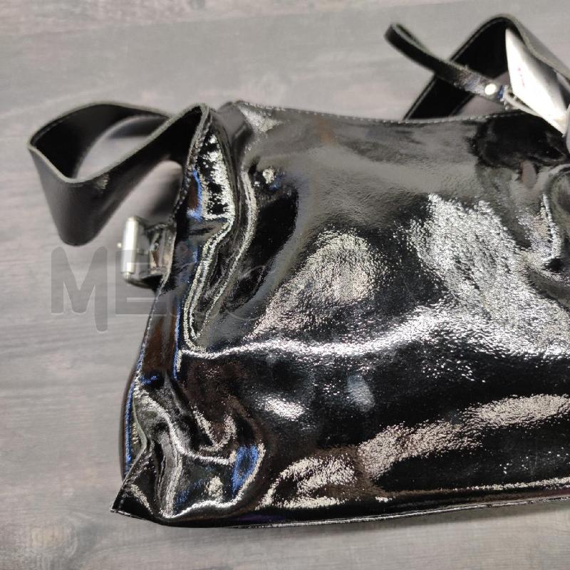 BORSA DONNA COCCINELLE NERA PELLE VERNICE | Mercatino dell'Usato Settimo torinese 4