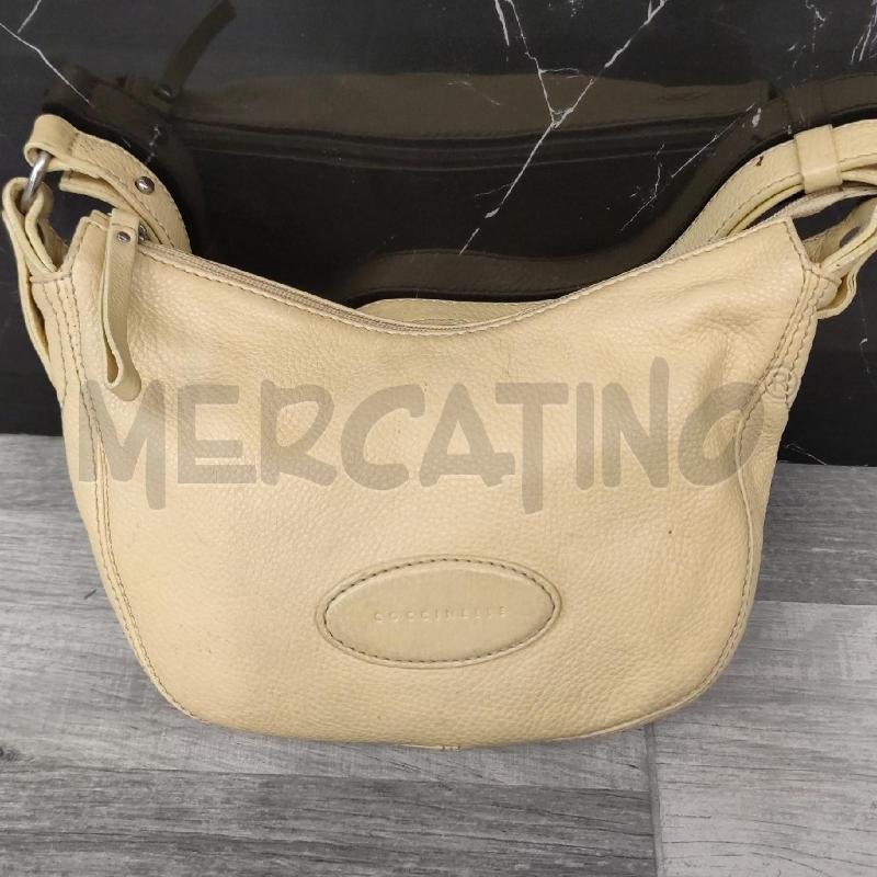 BORSA DONNA COCCINELLE PELLE GIALLA | Mercatino dell'Usato Settimo torinese 1