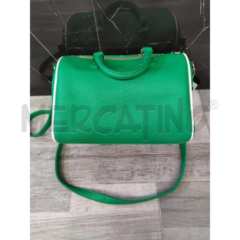 BORSA DONNA CON TRACOLLA GIO CELLINI VERD BRILLANTE DISEGNI | Mercatino dell'Usato Settimo torinese 2