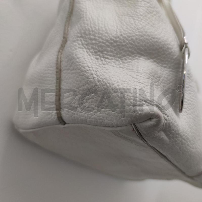 BORSA DONNA FURLA PELLE MARTELLATA BIANCA | Mercatino dell'Usato Settimo torinese 3
