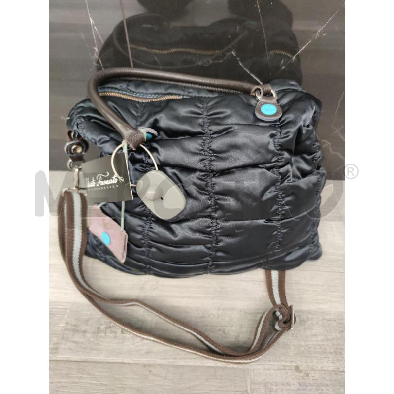 BORSA DONNA GABS BLU NOTTE ARRICCIATA RASO CON TRACOLLA | Mercatino dell'Usato Settimo torinese 1