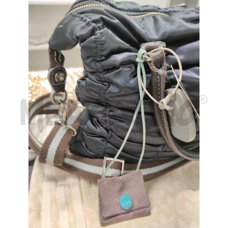 BORSA DONNA GABS BLU NOTTE ARRICCIATA RASO CON TRACOLLA | Mercatino dell'Usato Settimo torinese 3