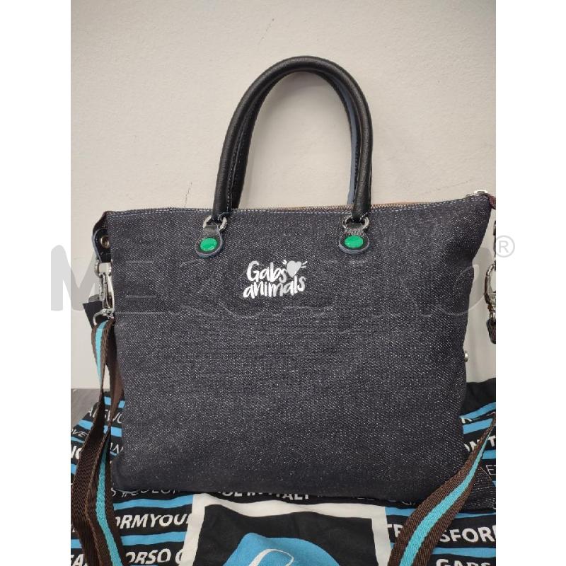 BORSA DONNA GABS LOVES ANIMALS JEANS PELLE CAMMELLO | Mercatino dell'Usato Settimo torinese 2