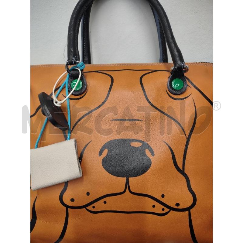 BORSA DONNA GABS LOVES ANIMALS JEANS PELLE CAMMELLO | Mercatino dell'Usato Settimo torinese 4