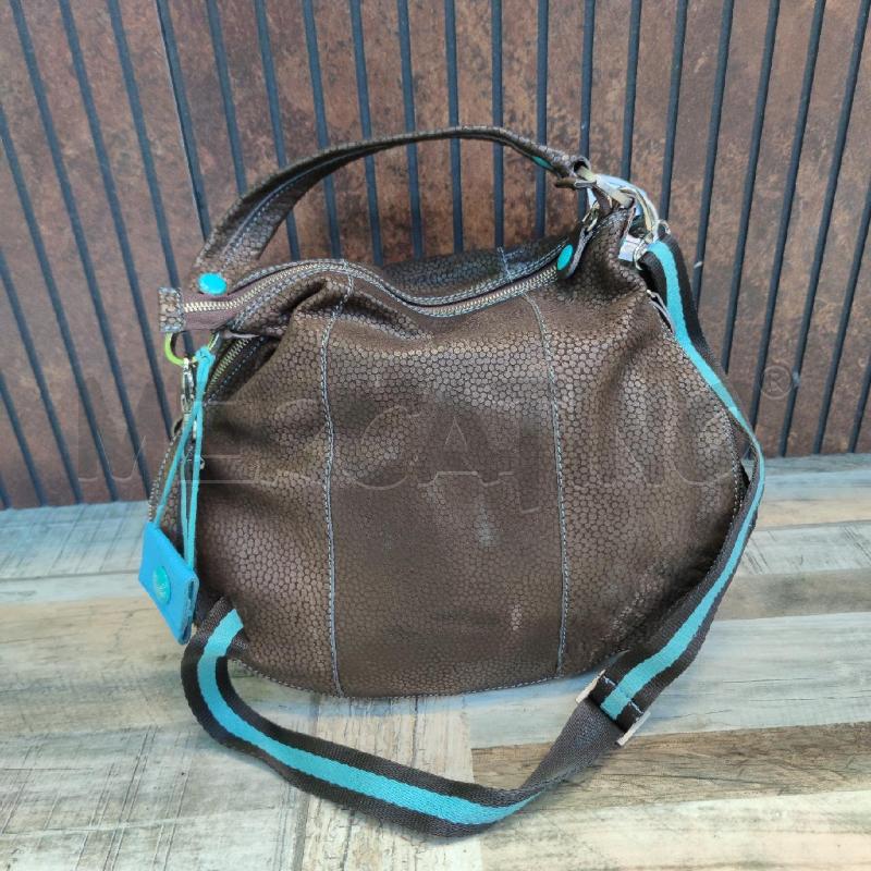BORSA DONNA GABS MARRONE TONDA A SPALLA/TRACOLLA | Mercatino dell'Usato Settimo torinese 1