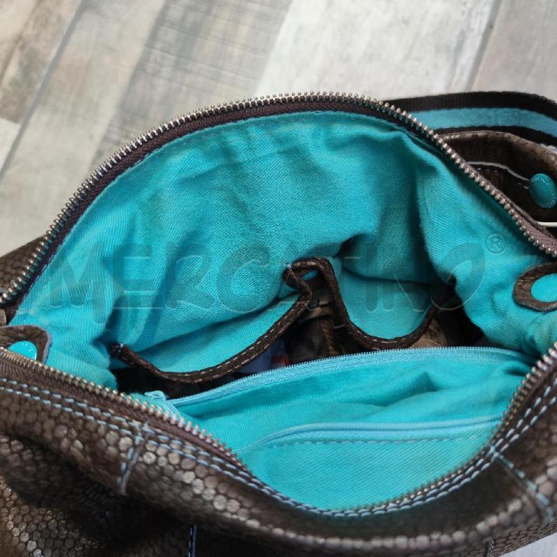 BORSA DONNA GABS MARRONE TONDA A SPALLA/TRACOLLA | Mercatino dell'Usato Settimo torinese 5