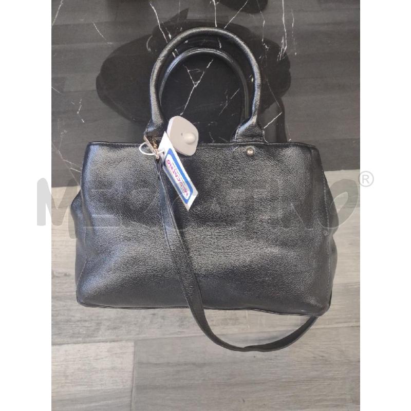 BORSA DONNA GAUDI' NERA CON TRACOLLA METALO DORATA | Mercatino dell'Usato Settimo torinese 2