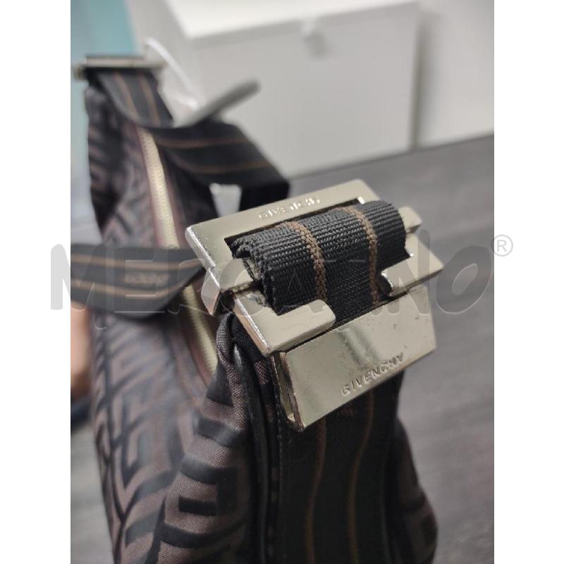 BORSA DONNA GIVENCHY TRACOLLA IN NYLON PROFILI PELLE | Mercatino dell'Usato Settimo torinese 4