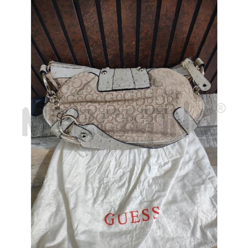 BORSA DONNA GUESS BEIGE PTE STAMPA STRUZZO | Mercatino dell'Usato Settimo torinese 2