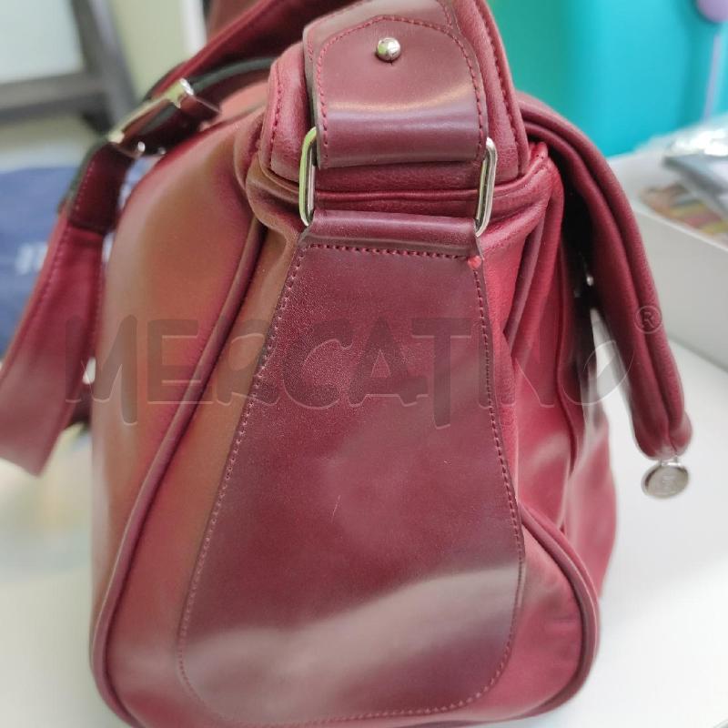 BORSA DONNA IL CONTE PELLE ROSSA | Mercatino dell'Usato Settimo torinese 4