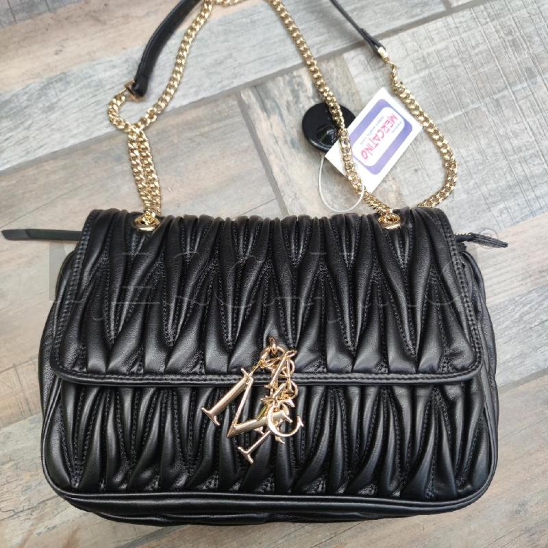 BORSA DONNA MARC ELLIS NERA TRAP. METALL. ORO | Mercatino dell'Usato Settimo torinese 2