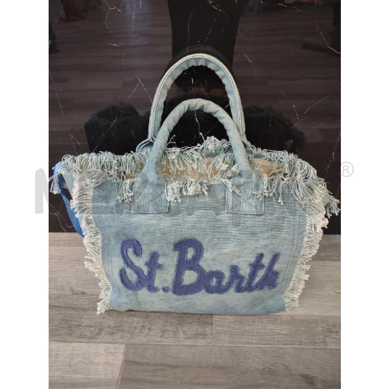 BORSA DONNA MARE ST BARTH JEANS AZZURRA  | Mercatino dell'Usato Settimo torinese 1
