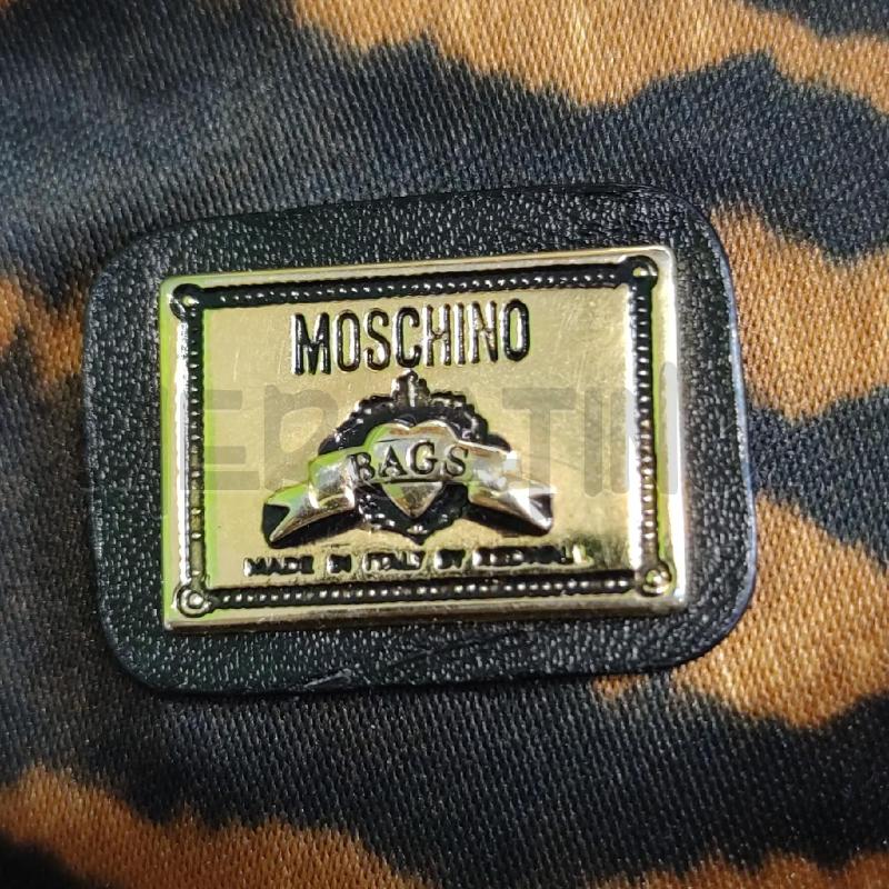 BORSA DONNA MOSCHINO STAMPA ANIMALIER MANICO PELLE | Mercatino dell'Usato Settimo torinese 3