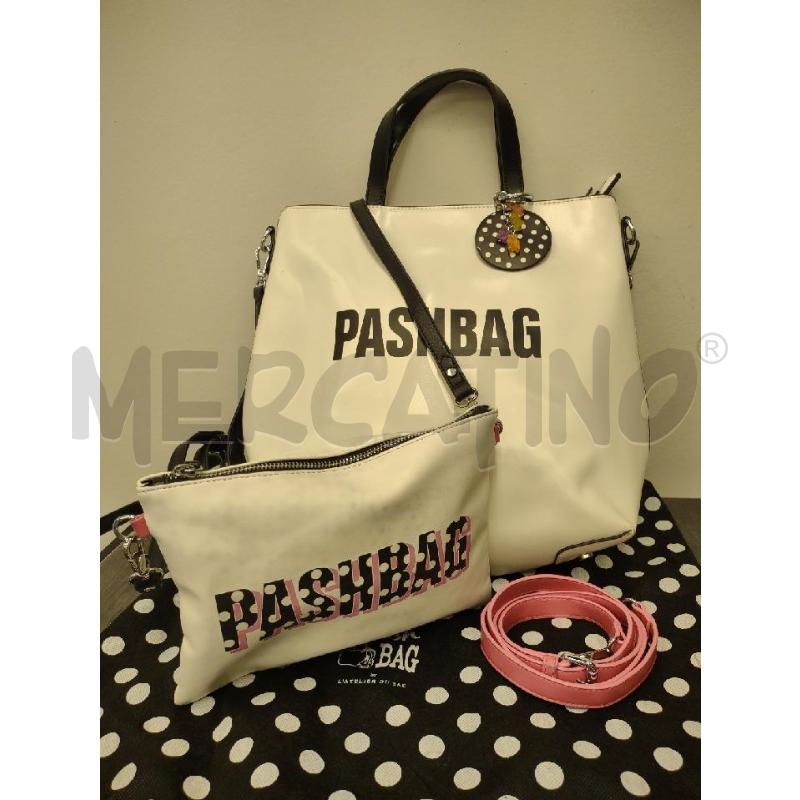 BORSA DONNA PASHBAG BIANCA+TRACOLLINA+PASHMINA | Mercatino dell'Usato Settimo torinese 1