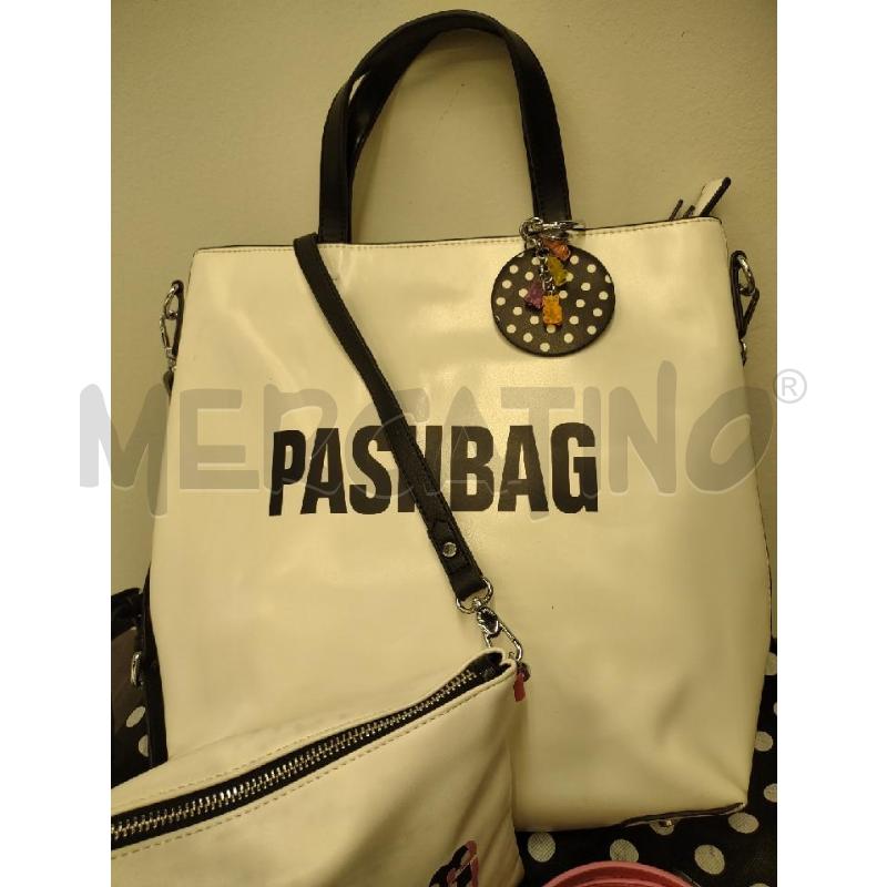 BORSA DONNA PASHBAG BIANCA+TRACOLLINA+PASHMINA | Mercatino dell'Usato Settimo torinese 4
