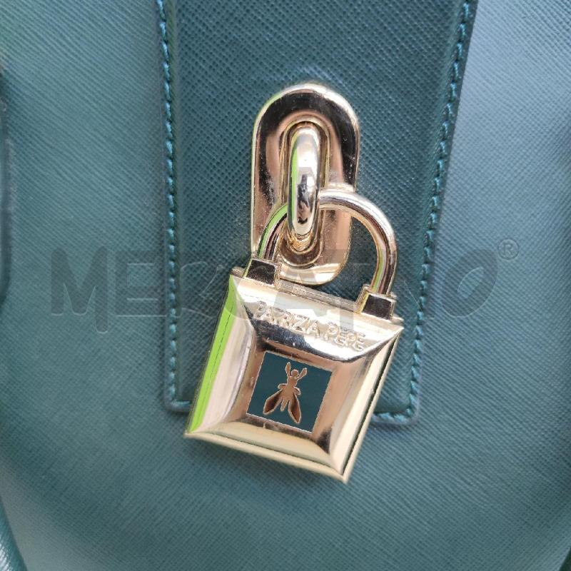 BORSA DONNA PATRIZIA PEPE VERDE BOSCO  | Mercatino dell'Usato Settimo torinese 4