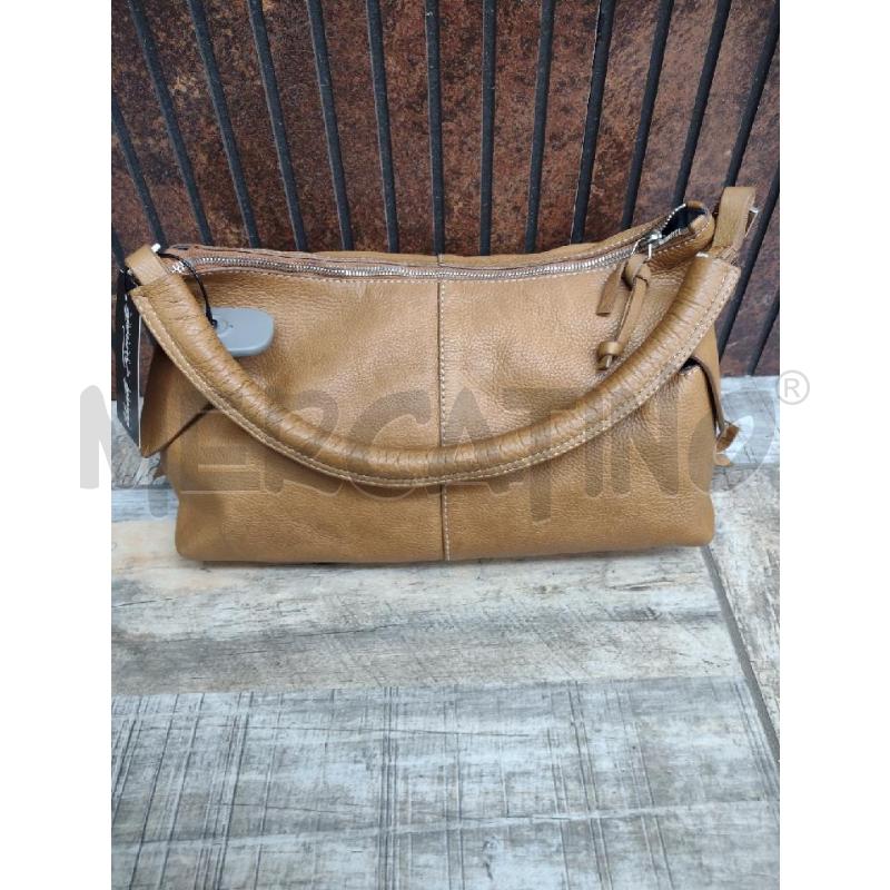 BORSA DONNA PELLE COCCINELLE A SPALLA CAMMELLO  | Mercatino dell'Usato Settimo torinese 1
