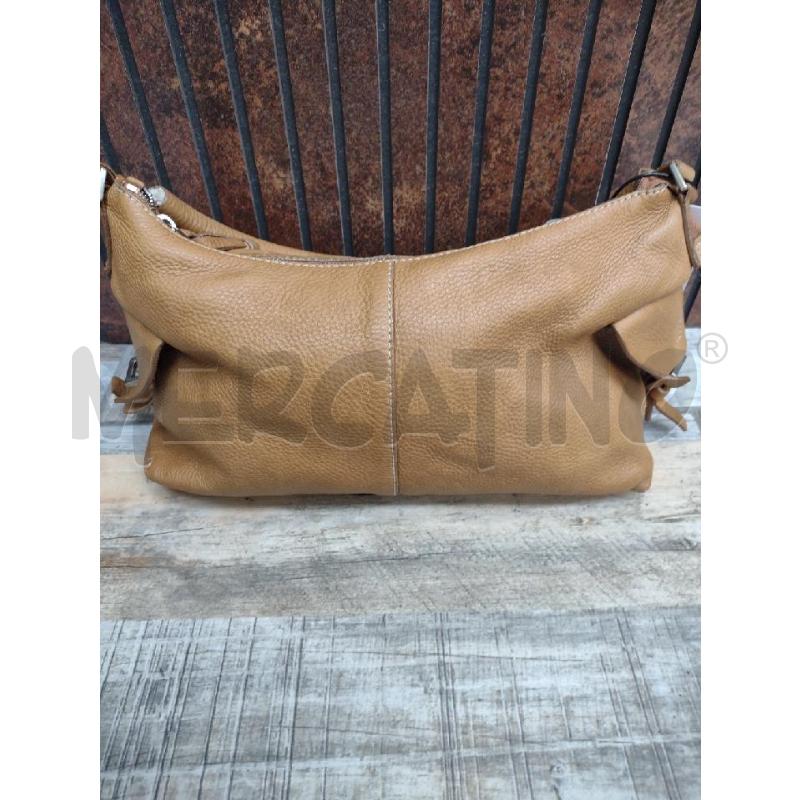 BORSA DONNA PELLE COCCINELLE A SPALLA CAMMELLO  | Mercatino dell'Usato Settimo torinese 2