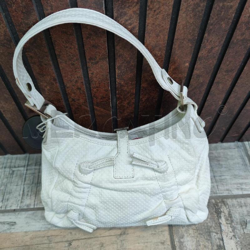BORSA DONNA REDWALL A MANO PELLE BIANCA | Mercatino dell'Usato Settimo torinese 2