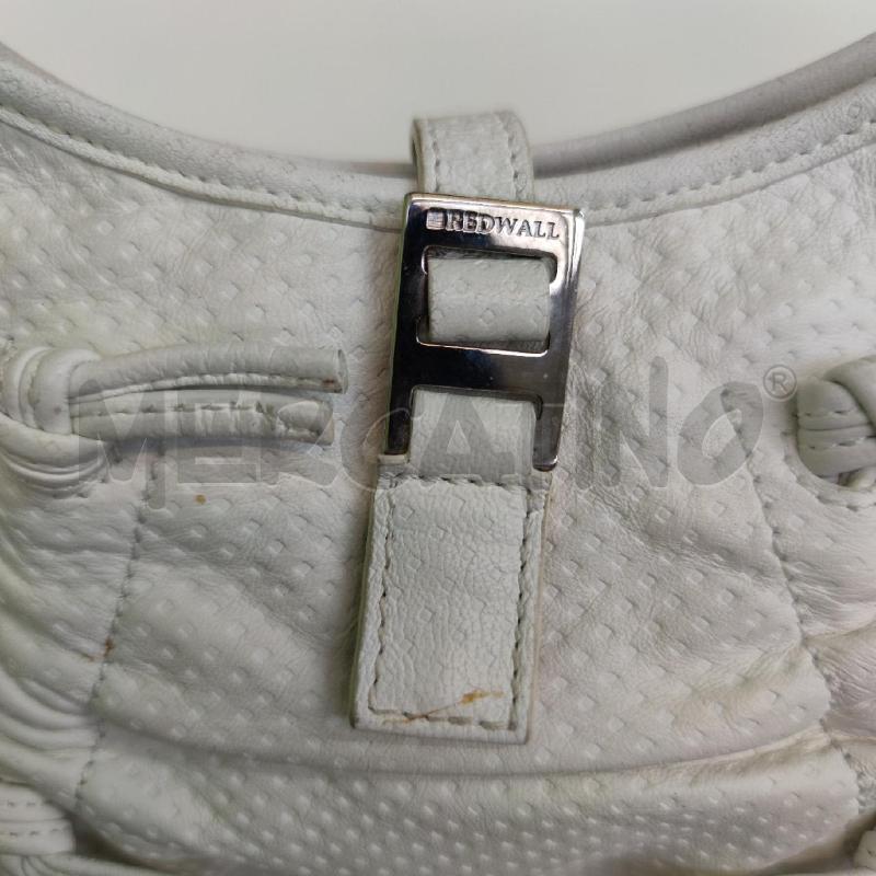 BORSA DONNA REDWALL A MANO PELLE BIANCA | Mercatino dell'Usato Settimo torinese 3