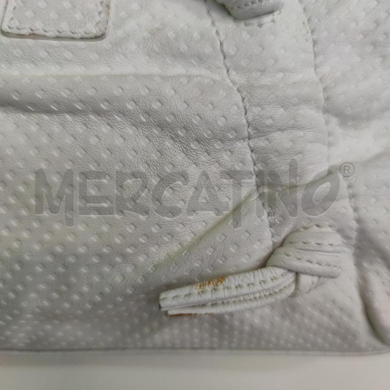 BORSA DONNA REDWALL A MANO PELLE BIANCA | Mercatino dell'Usato Settimo torinese 4
